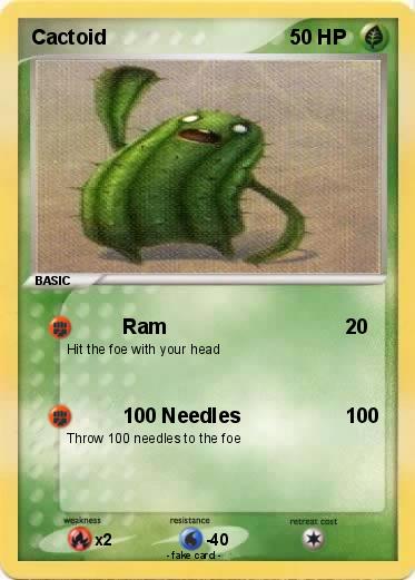 Pokemon Cactoid