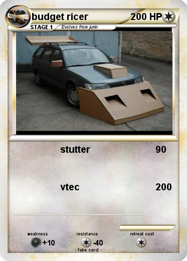 Pokemon budget ricer