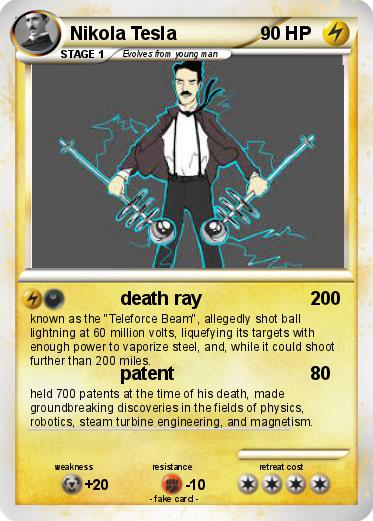Pokemon Nikola Tesla