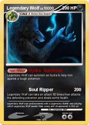 Pokemon Legendary Wolf