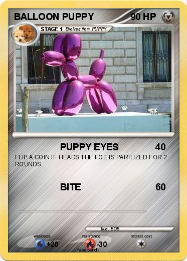 Pokemon BALLOON PUPPY