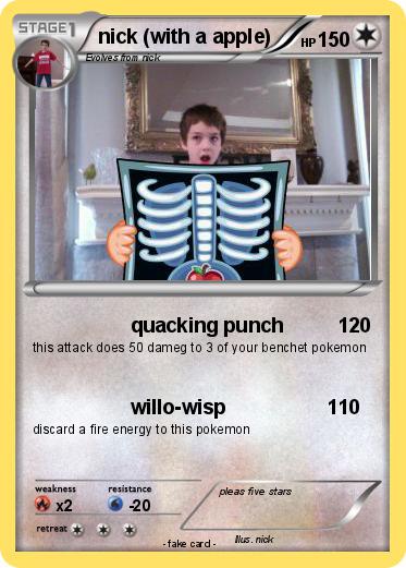 Pokemon nick (with a apple)