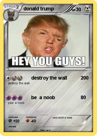 Pokemon donald trump