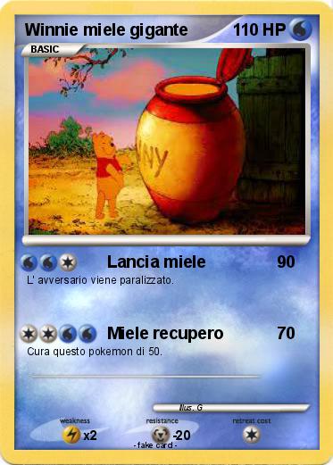 Pokemon Winnie miele gigante