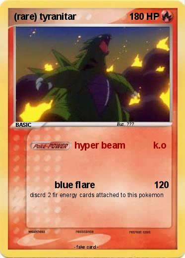 Pokemon (rare) tyranitar