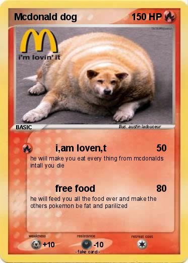 Pokemon Mcdonald dog