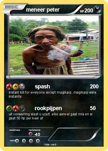 Pokemon meneer peter