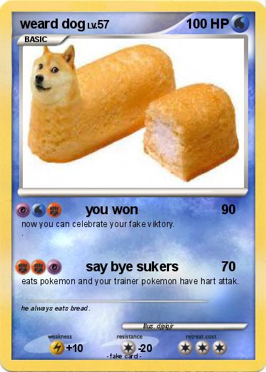 Pokemon weard dog