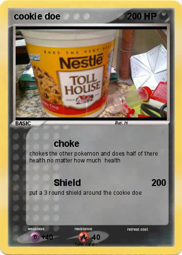 Pokemon cookie doe