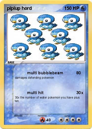 Pokemon piplup hord