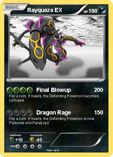 Pokemon Rayquaza EX