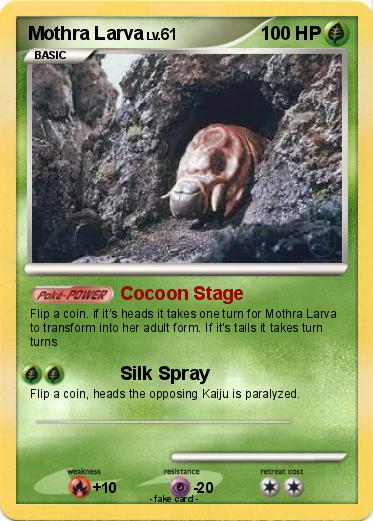 Pokemon Mothra Larva