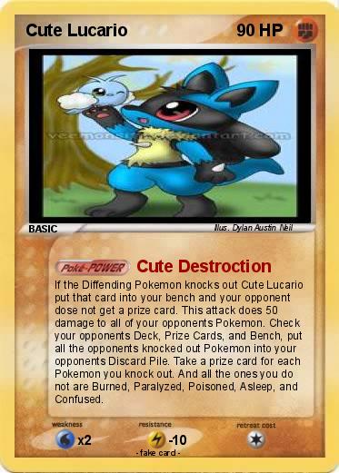 Pokemon Cute Lucario