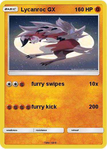 Pokemon Lycanroc GX