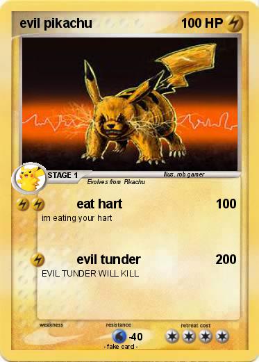 Pokemon evil pikachu