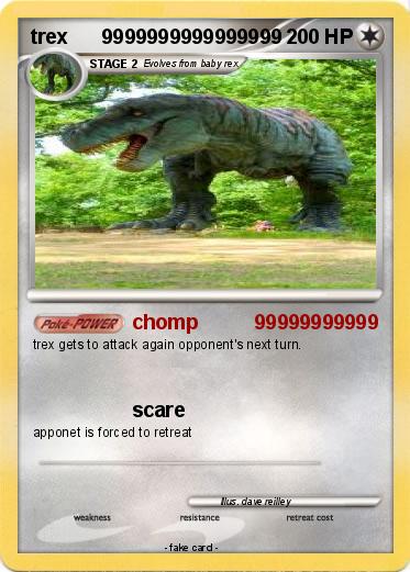Pokemon trex      9999999999999999