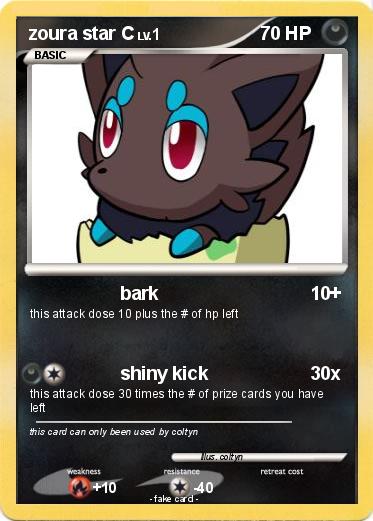 Pokemon zoura star C