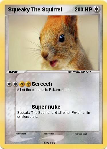 Pokemon Squeaky The Squirrel