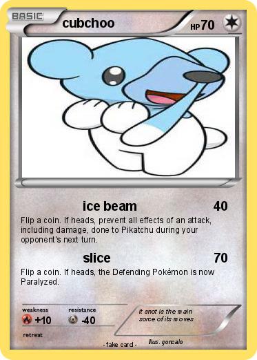 Pokemon cubchoo