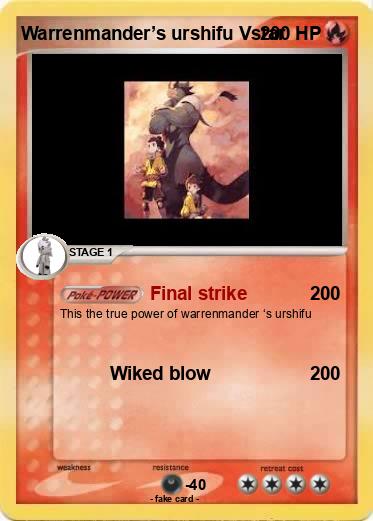 Pokemon Warrenmander’s urshifu Vstar