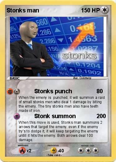 Pokemon Stonks man