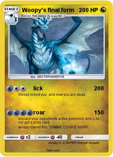 Pokemon Woopy's final form