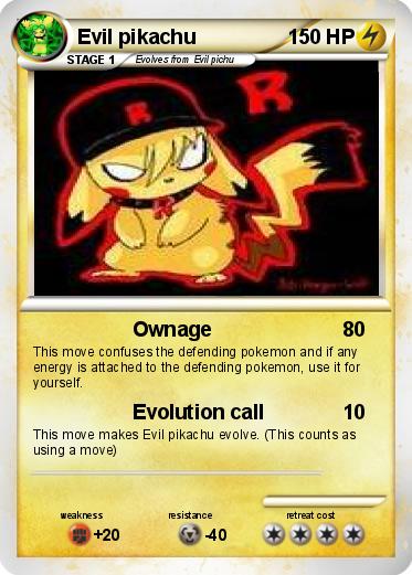 Pokemon Evil pikachu