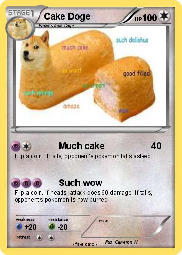 Pokemon Cake Doge