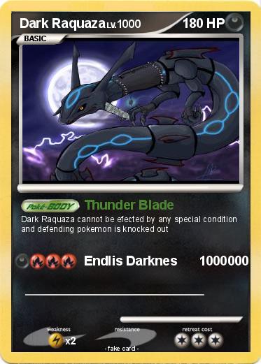 Pokemon Dark Raquaza