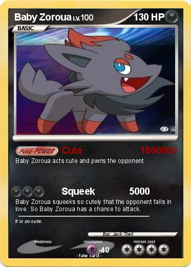 Pokemon Baby Zoroua