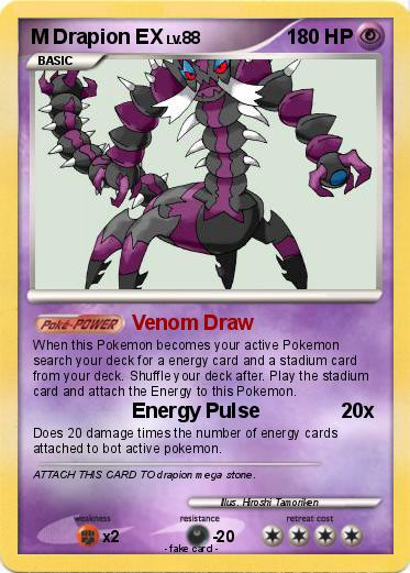 Pokemon M Drapion EX