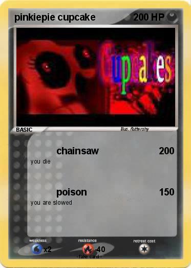 Pokemon pinkiepie cupcake