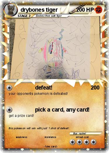 Pokemon drybones tiger