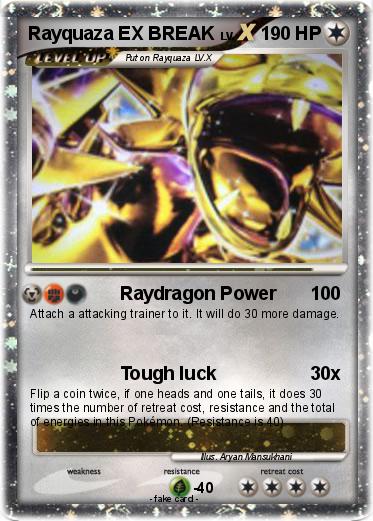 Pokemon Rayquaza EX BREAK