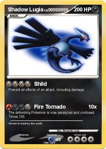 Pokemon Shadow Lugia
