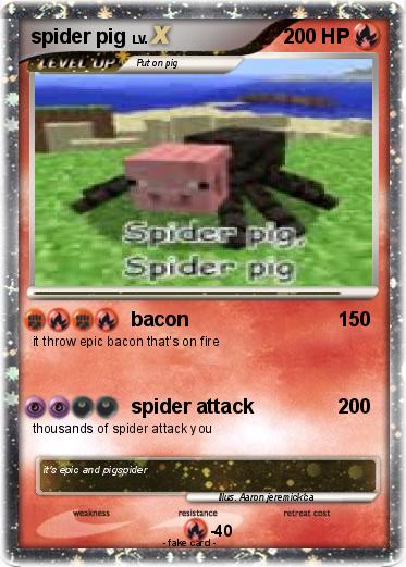 Pokemon spider pig