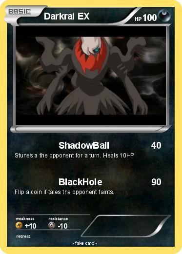 Pokemon Darkrai EX