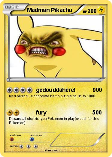 Pokemon Madman Pikachu