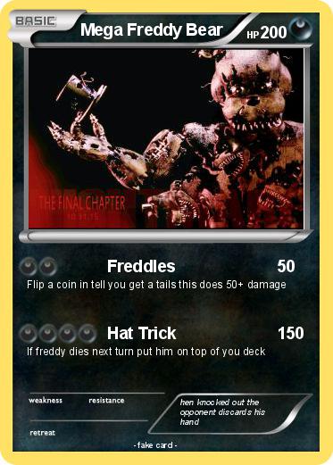 Pokemon Mega Freddy Bear