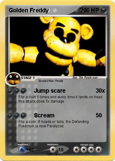 Pokemon Golden Freddy