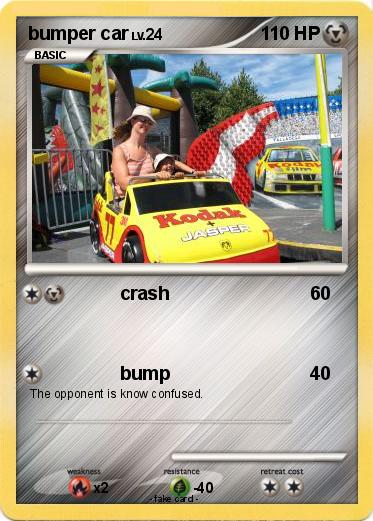 Pokemon bumper car