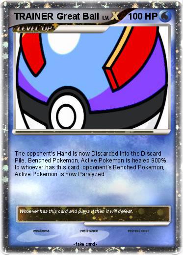 Pokemon TRAINER Great Ball