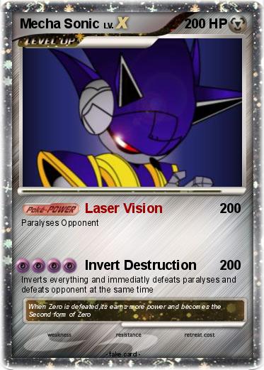 Pokemon Mecha Sonic