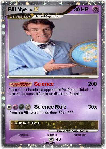 Pokemon Bill Nye