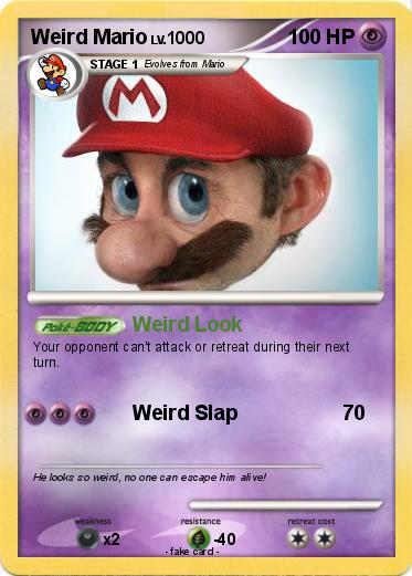 Pokemon Weird Mario