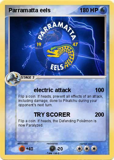 Pokemon Parramatta eels