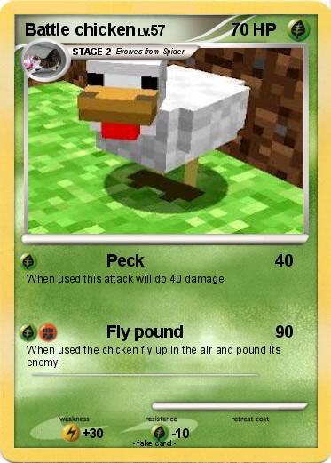 Pokemon Battle chicken
