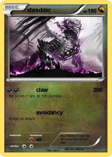 Pokemon shredder