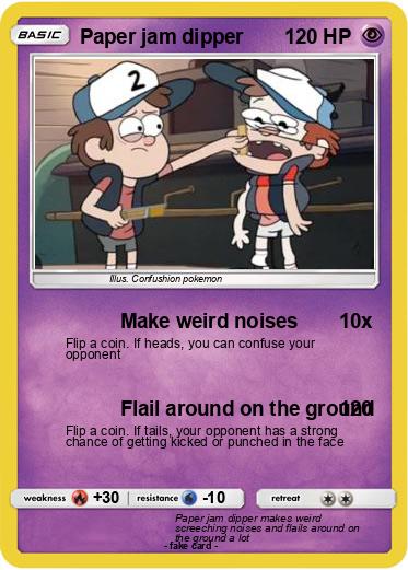 Pokemon Paper jam dipper