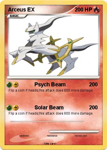 Pokemon Arceus EX